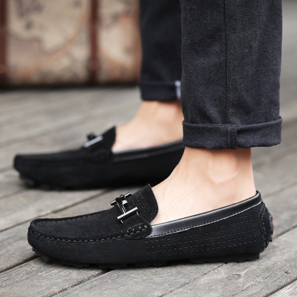 Breathable Men's Shoes Fashion Peas Shoes Men's Driving Shoes