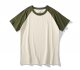 Spring And Summer Raglan Sleeve Casual Short Sleeve Retro T-shirt